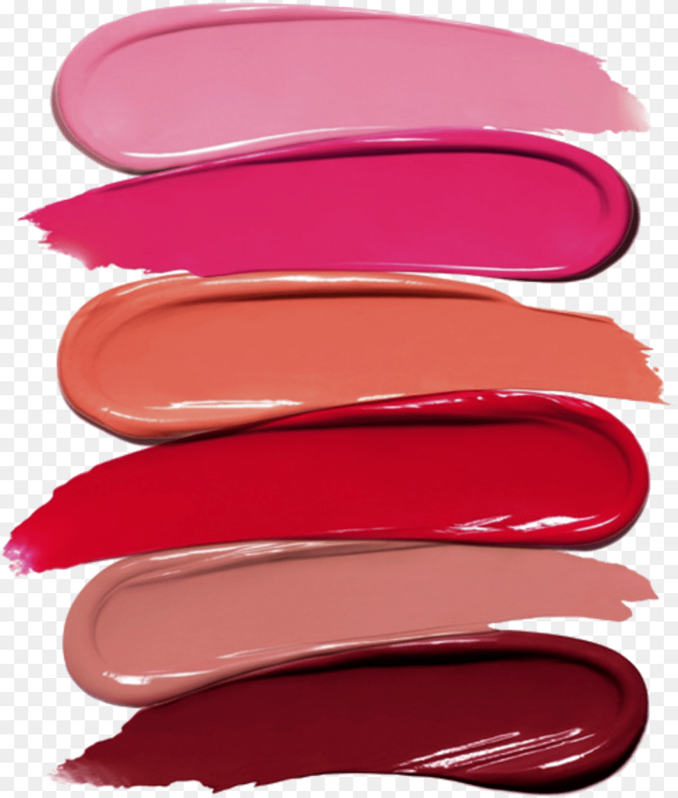 Lipstick Swatch Swatches Red Pink Paint Stroke Colour Lipstick Swatch Free Transparent Png