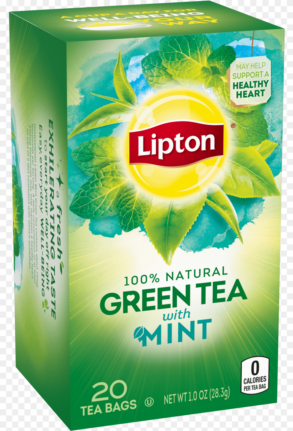 Lipton Decaffeinated Tea Bags 75 Count 5 Oz Box, Beverage, Green Tea, Herbal, Herbs Png Image