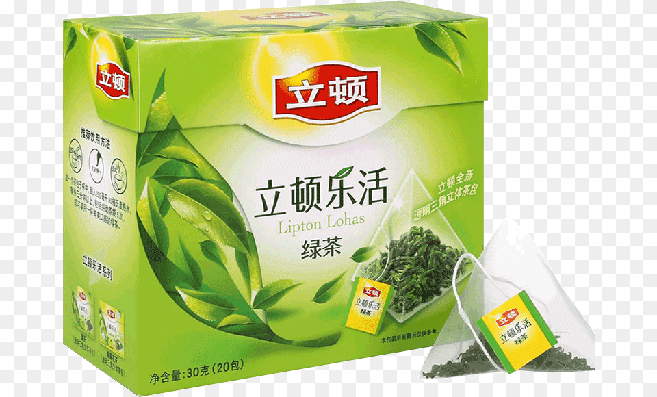 Lipton Green Tea Bag Loha Triangle Tea Bag Teabag 20 Lipton, Beverage, Green Tea Png Image
