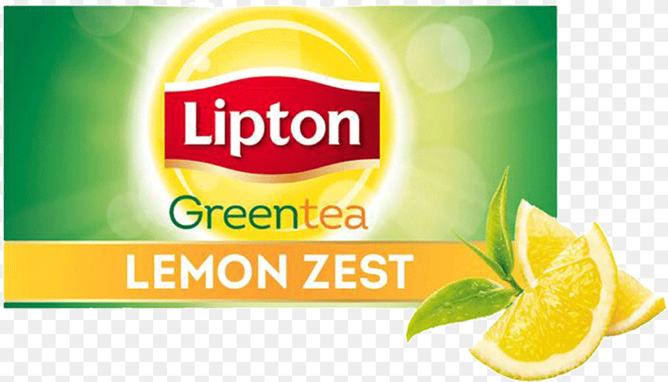 Lipton Green Tea Bags Lemon Zest 25 Bags Pomegranate Berry Green Tea, Citrus Fruit, Food, Fruit, Plant Free Png Download