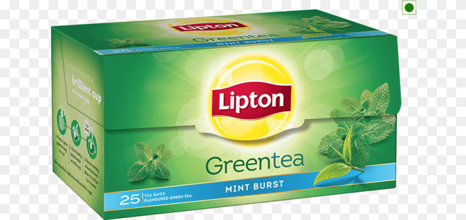Lipton Green Tea Flavours, Herbal, Herbs, Plant, Beverage Png Image