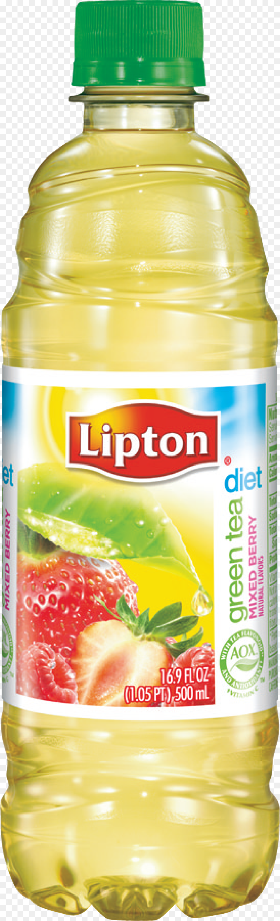Lipton Green Tea Watermelon, Bottle, Shaker, Cooking Oil, Food Png