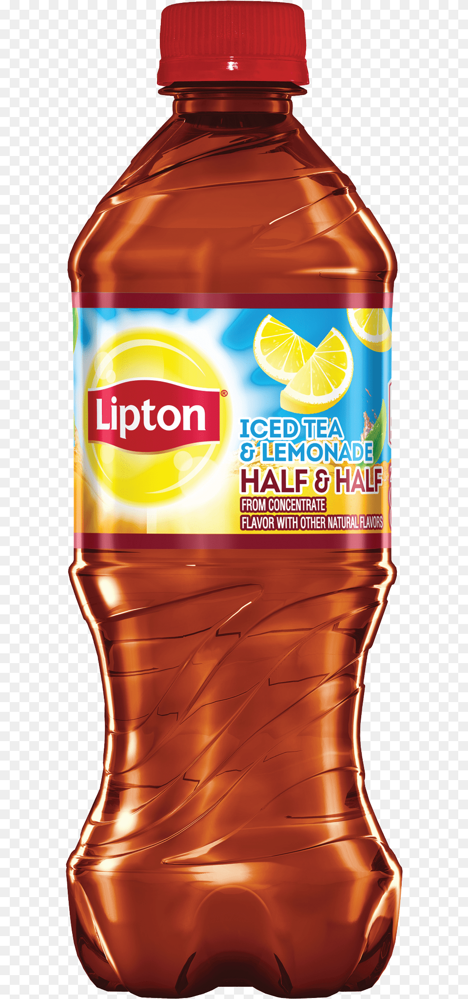 Lipton Half Amp Half Iced Tea Lemonade, Food, Ketchup, Bottle, Beverage Free Png Download