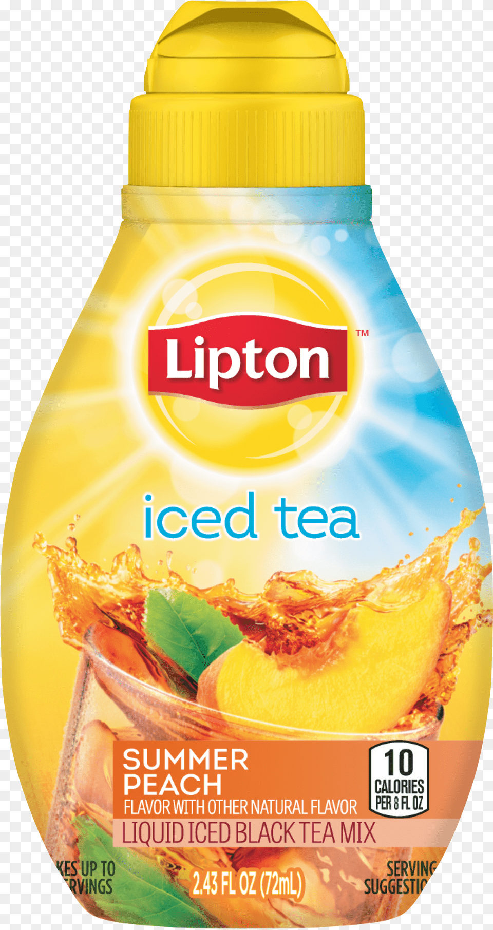 Lipton Liquid Iced Tea, Bottle, Food Png