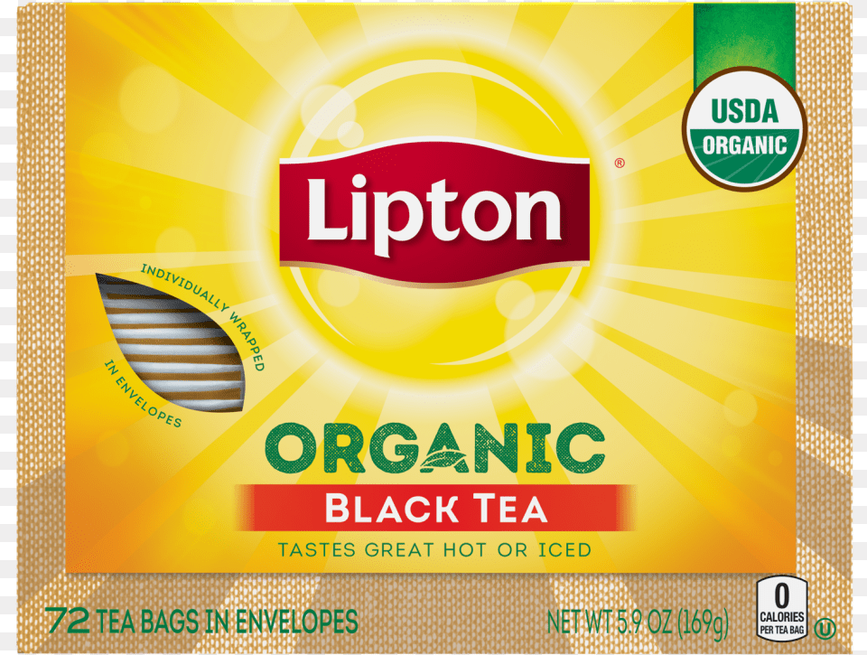 Lipton Organic Black Tea, Advertisement, Poster Png