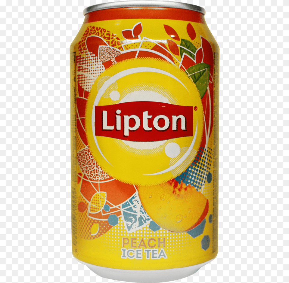 Lipton Peach Iced Tea Can, Tin Free Png Download