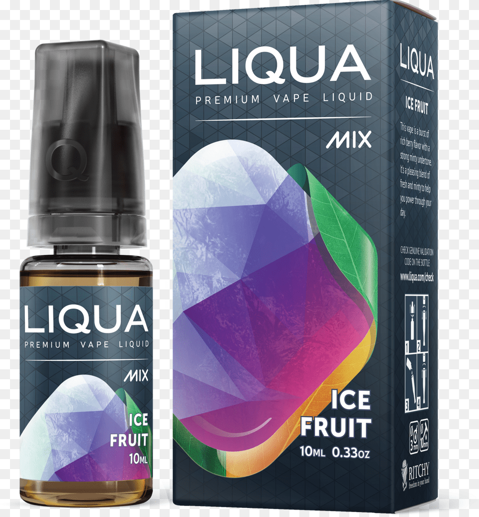 Liqua Ice Green Mango, Bottle, Cosmetics, Perfume Free Png