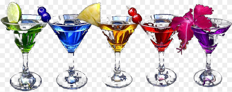 Liqueur Glasses Transparent Image Cocktail Glasses Without Background, Alcohol, Beverage, Glass, Martini Free Png Download