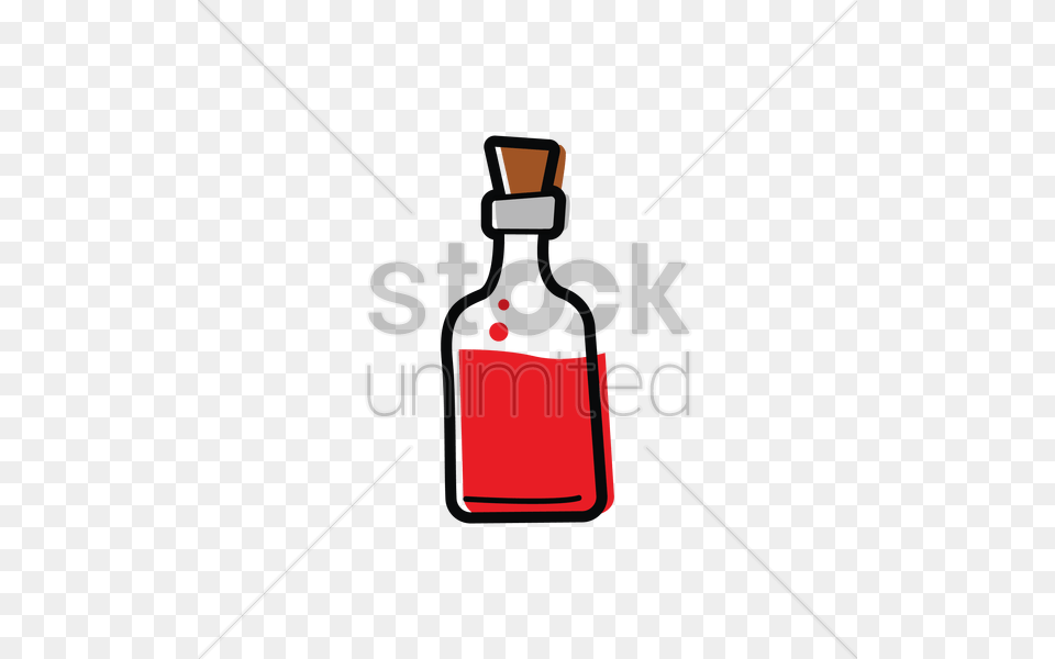 Liquid Bottle With Cork Vector Image, Lighter, Dynamite, Weapon Free Png Download
