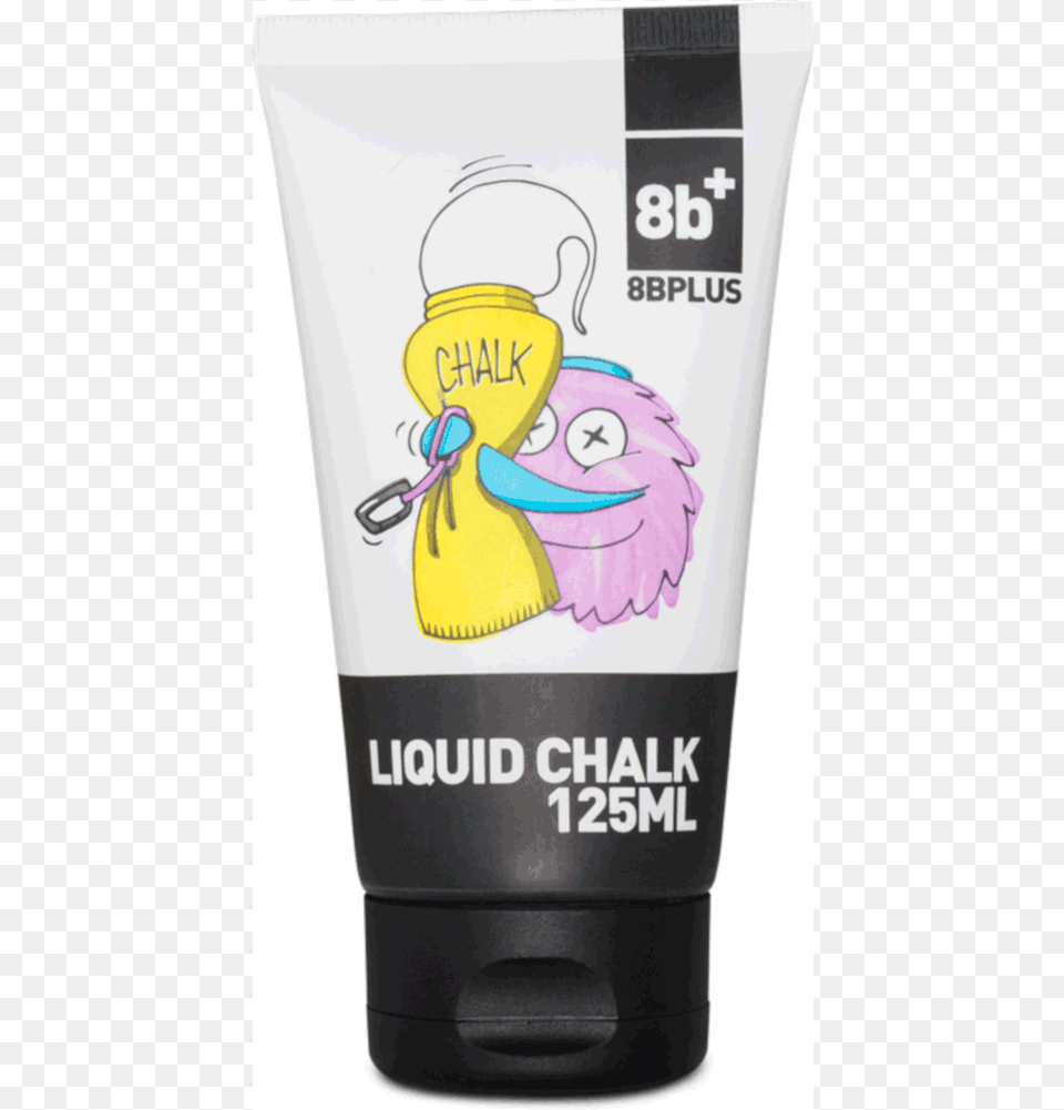 Liquid Chalk 8bplus 125ml Liquid Chalk, Bottle, Cosmetics, Sunscreen, Person Free Png Download