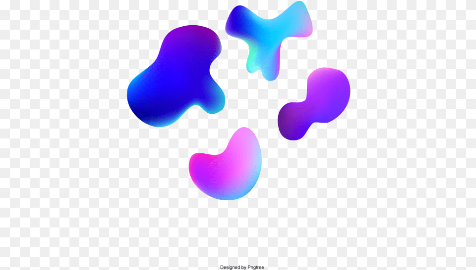 Liquid Color Gradient, Purple Free Png