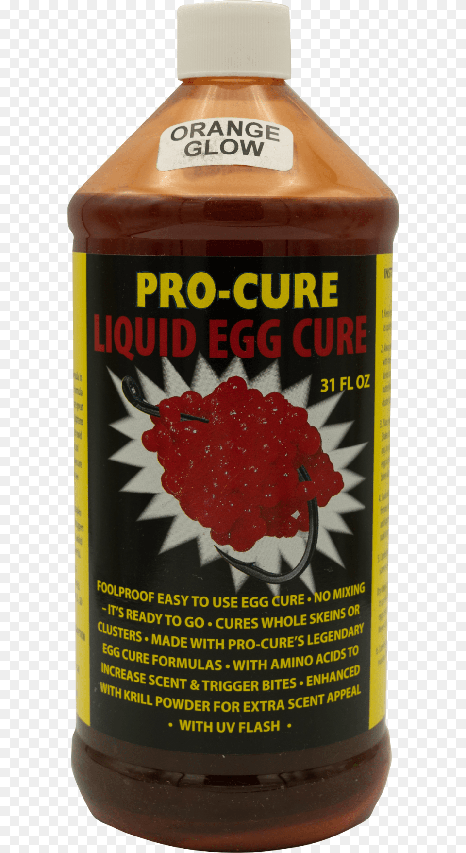 Liquid Egg Cure Orange Glow Bottle, Food, Ketchup, Can, Tin Free Png
