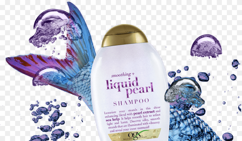 Liquid Pearl Shampoo Illustration, Bottle, Person, Advertisement, Lotion Free Transparent Png