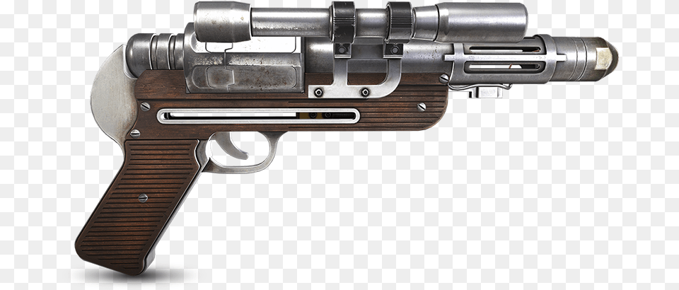Liquid Silver L7 Light Blaster Pistol, Firearm, Gun, Handgun, Weapon Free Png