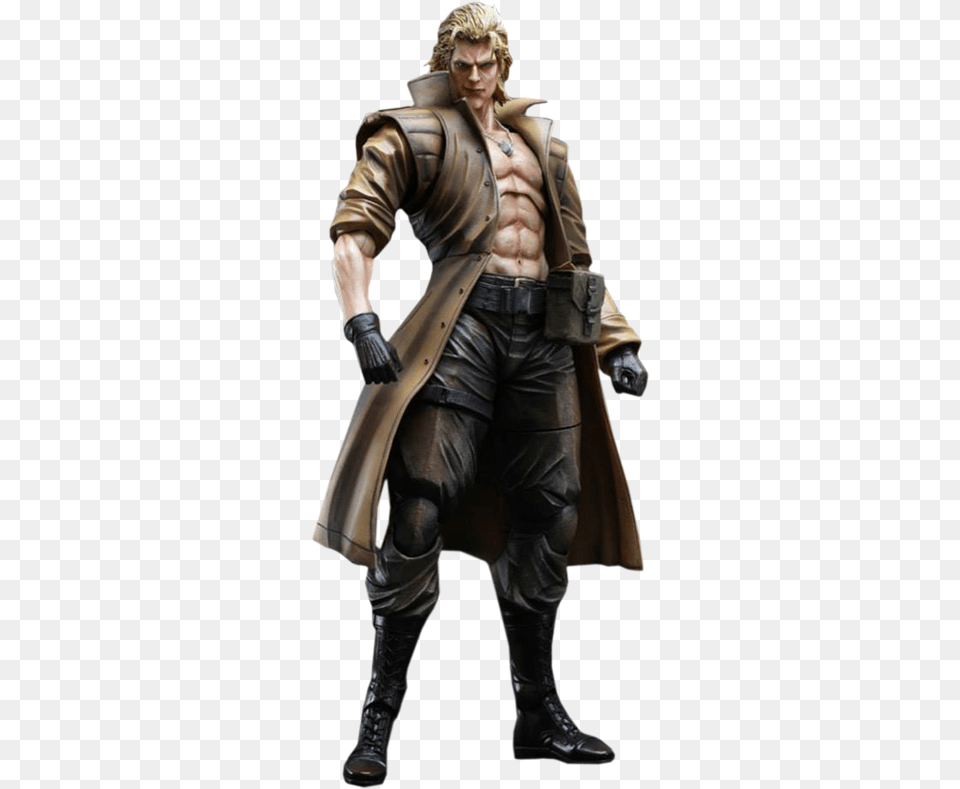 Liquid Snake Metal Gear Solid 2 Liquid Snake Play Arts Figure, Clothing, Costume, Person, Adult Free Transparent Png