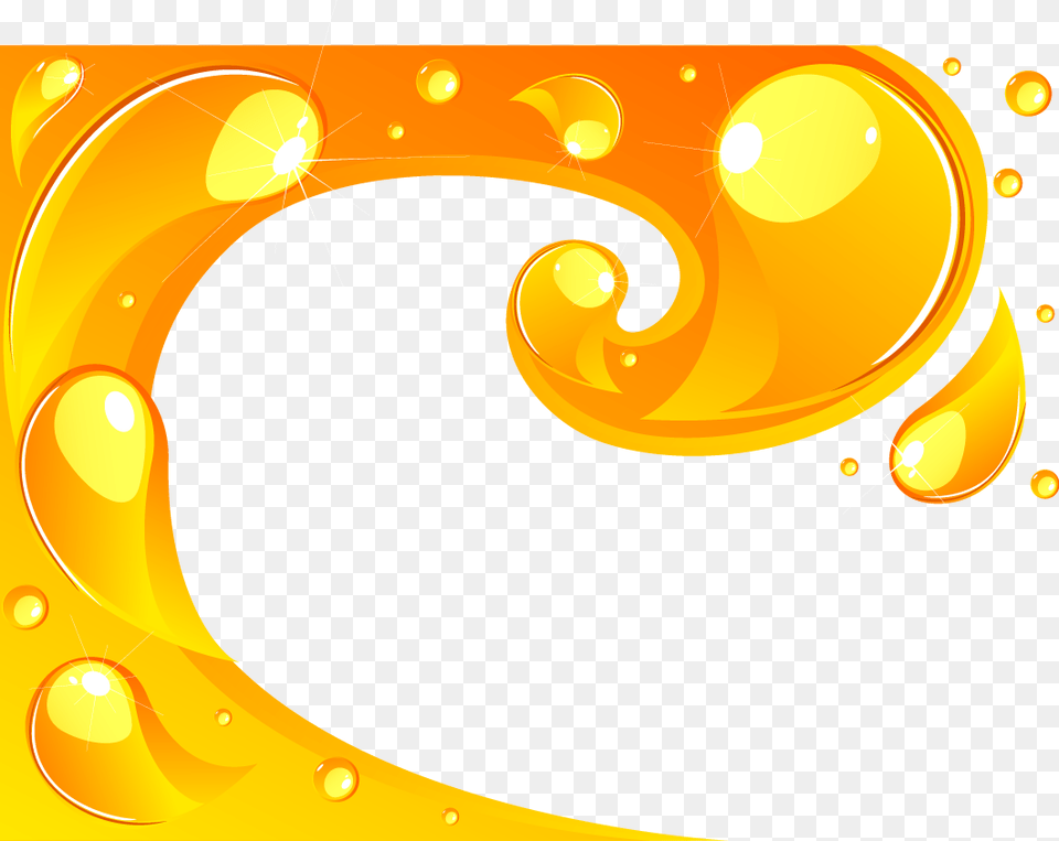 Liquid Yellow Drop Oil Oil Drop, Art, Graphics, Floral Design, Pattern Png Image