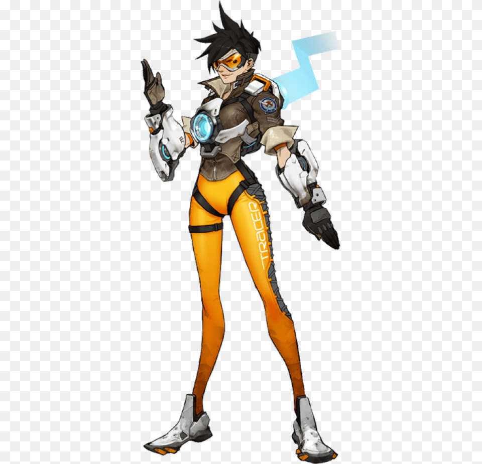 Liquipedia Overwatch Wikititle Tracer Tracer Overwatch Concept Art, Book, Publication, Comics, Adult Png