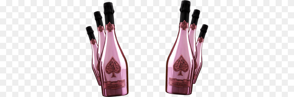 Liquor Bottle Armand De Brignac Ace Of Spades Rose Champagne, Alcohol, Beverage Free Png