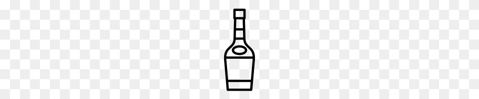 Liquor Bottle Icons Noun Project, Gray Free Png