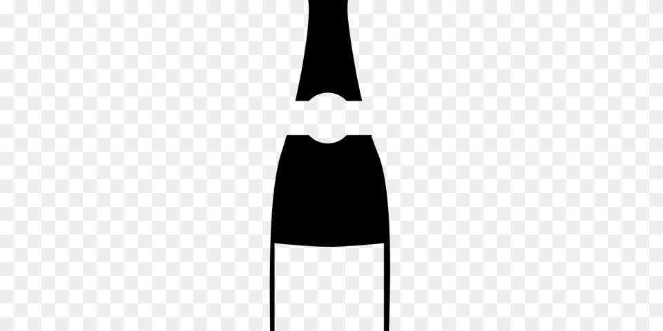 Liquor Clipart Spilled Beer Bottle, Gray Png Image