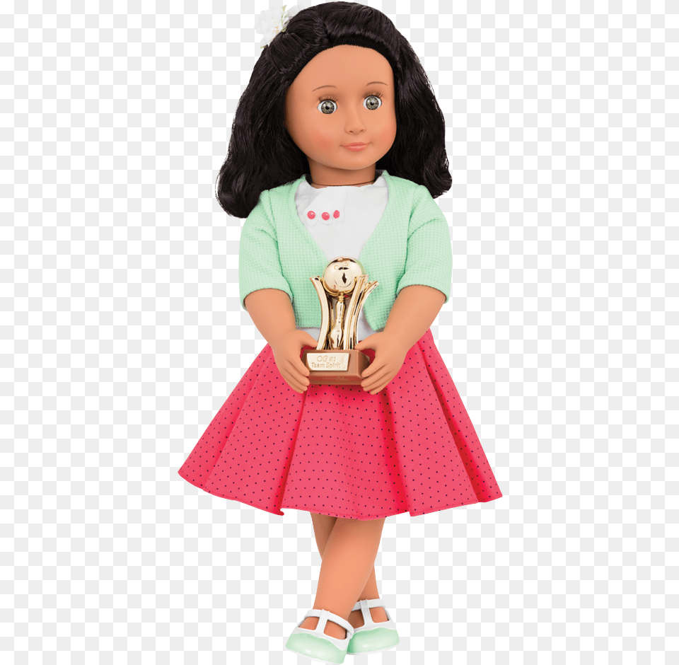 Lirys Retro 18 Inch Bowling Doll Our Generation, Toy, Face, Head, Person Free Transparent Png
