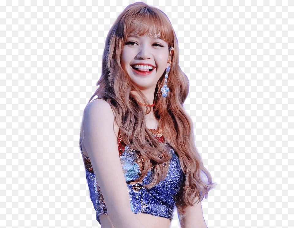 Lisa Blackpink Conert, Smile, Person, Head, Happy Png Image