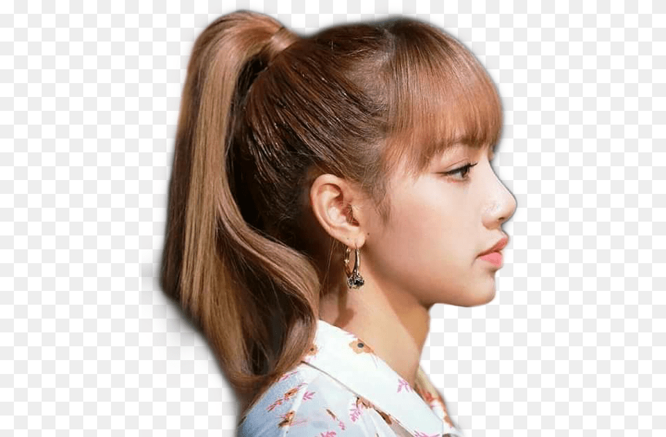 Lisa Blackpink Lalisa Manoban Side Profile, Child, Female, Girl, Person Png