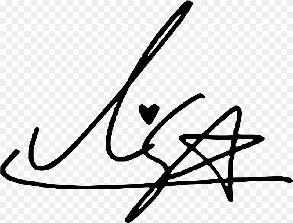 Lisa Blackpink Signature, Gray Free Transparent Png