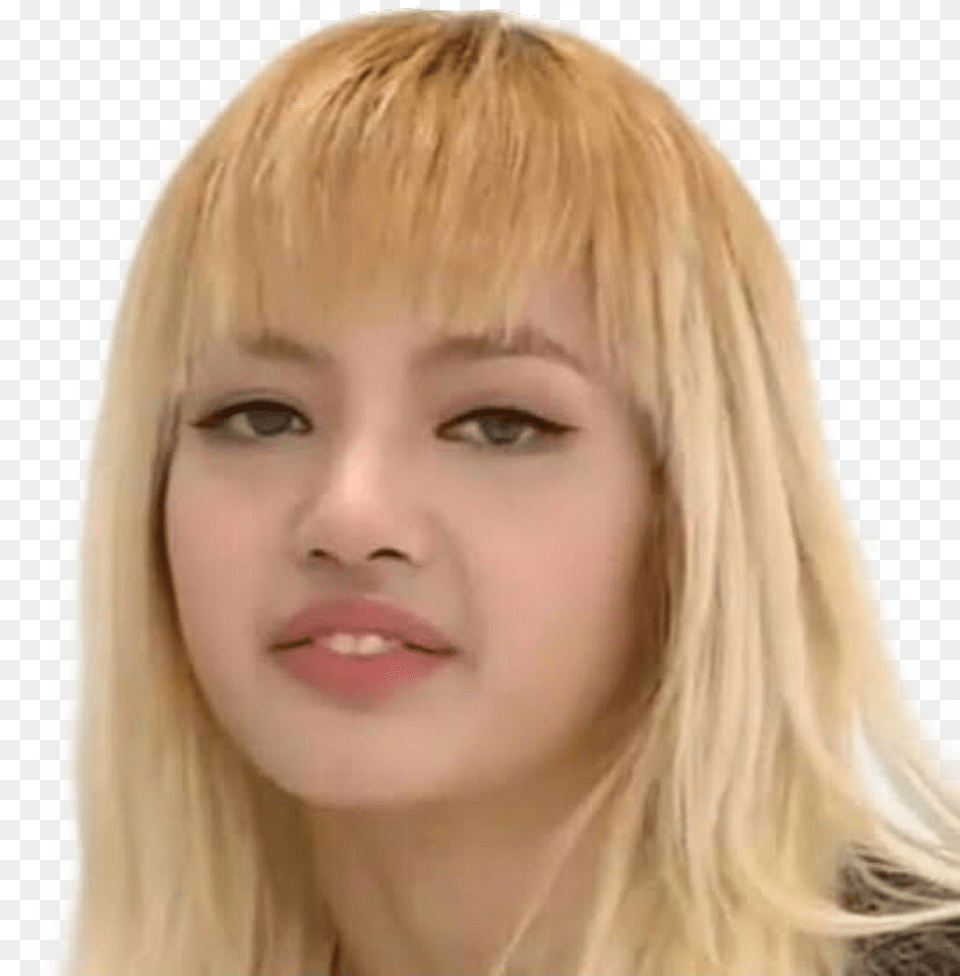 Lisa Bp Blackpink Blackpinklisa Yg Derp Face Blackpink Meme, Adult, Person, Head, Hair Free Png Download