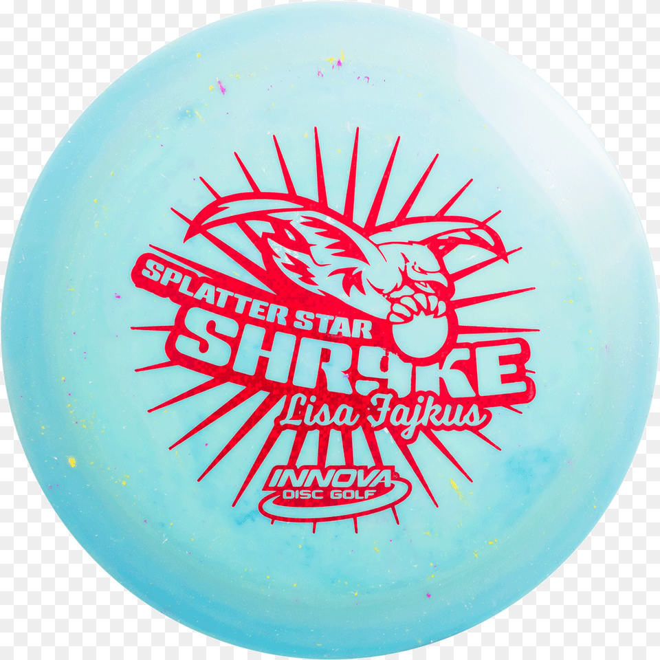 Lisa Fajkus Tour Series Splatter Star Shryke Ultimate, Plate, Toy, Frisbee Free Transparent Png