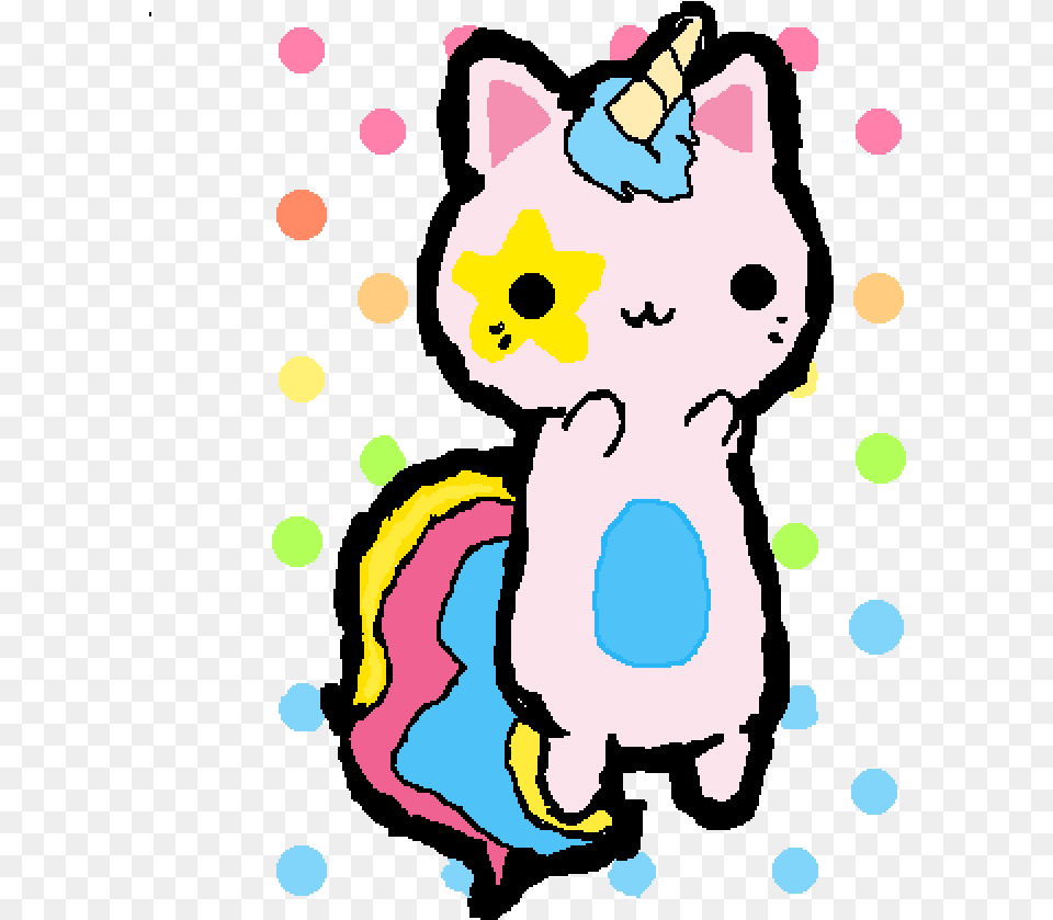 Lisa Frank Rainbow Kawaii Unicorn Cat, Pattern, Baby, Person, Face Free Png Download