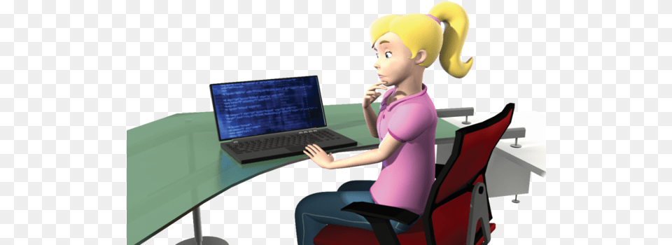 Lisa Laptop Sitting, Computer, Pc, Electronics, Adult Png