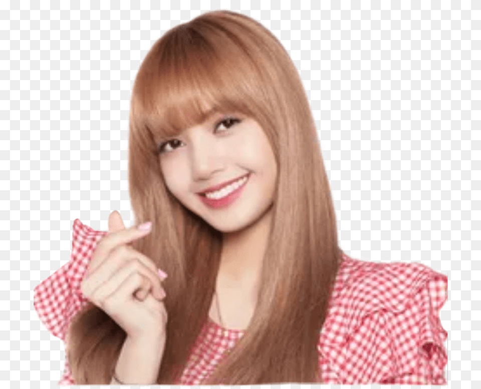 Lisa Line Friends Sticker 2018 Blackpink Lisa Line Sticker, Smile, Person, Head, Happy Free Png