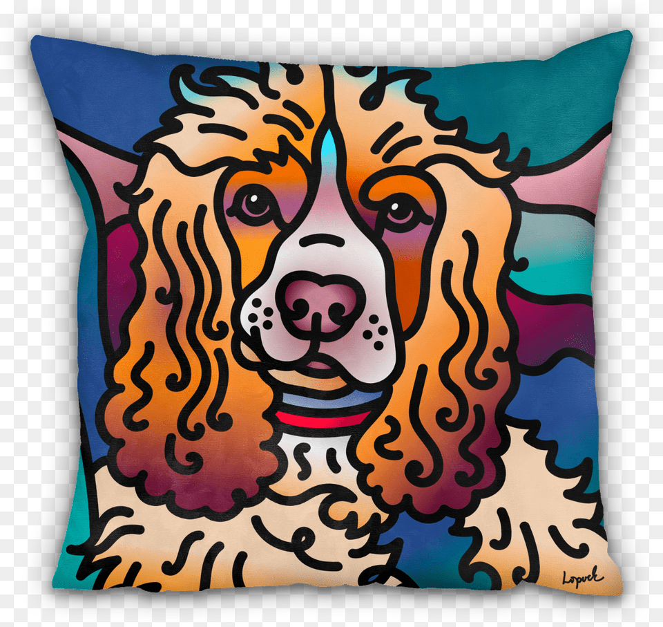 Lisa Lopuck Paisley Accent Pillow Cushion, Home Decor, Art, Modern Art, Face Png