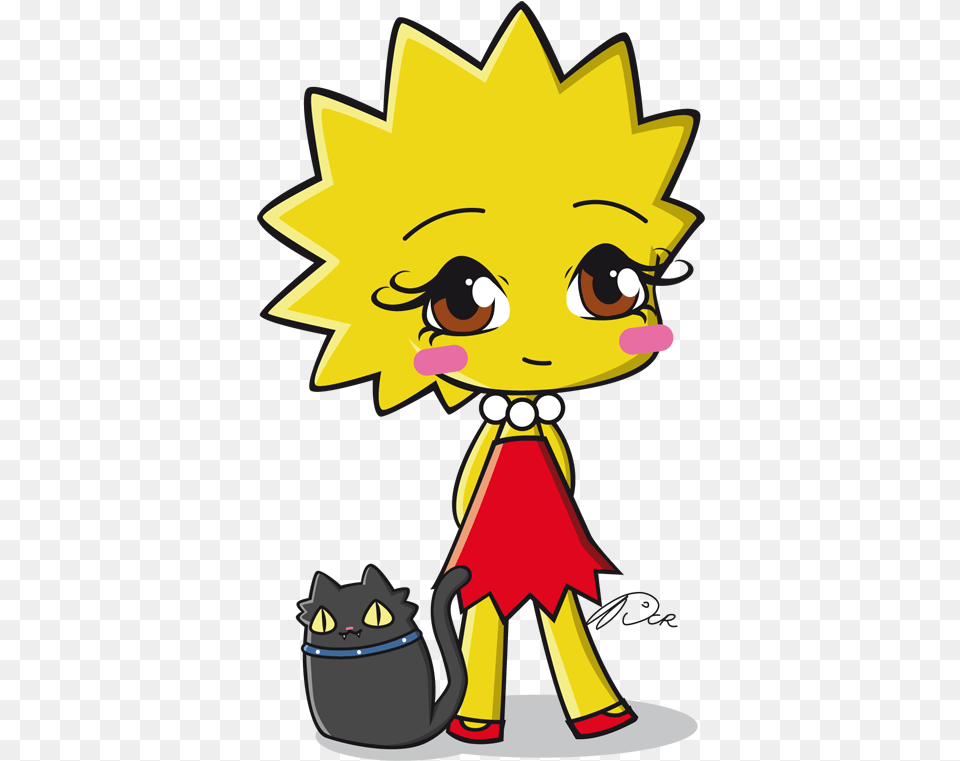 Lisa Simpson Chibi By Dcrmx Lisa Simpson Homer Simpson Lisa Simpson Chibi, Performer, Person, Baby Png Image