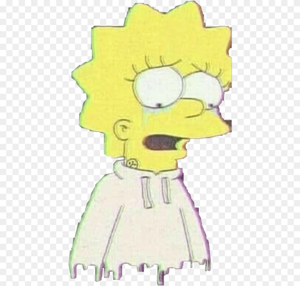 Lisa Simpson Dibujo Sketch Simpsons Yellow White Dibujos De Lisa Simpson, Child, Female, Girl, Person Png Image