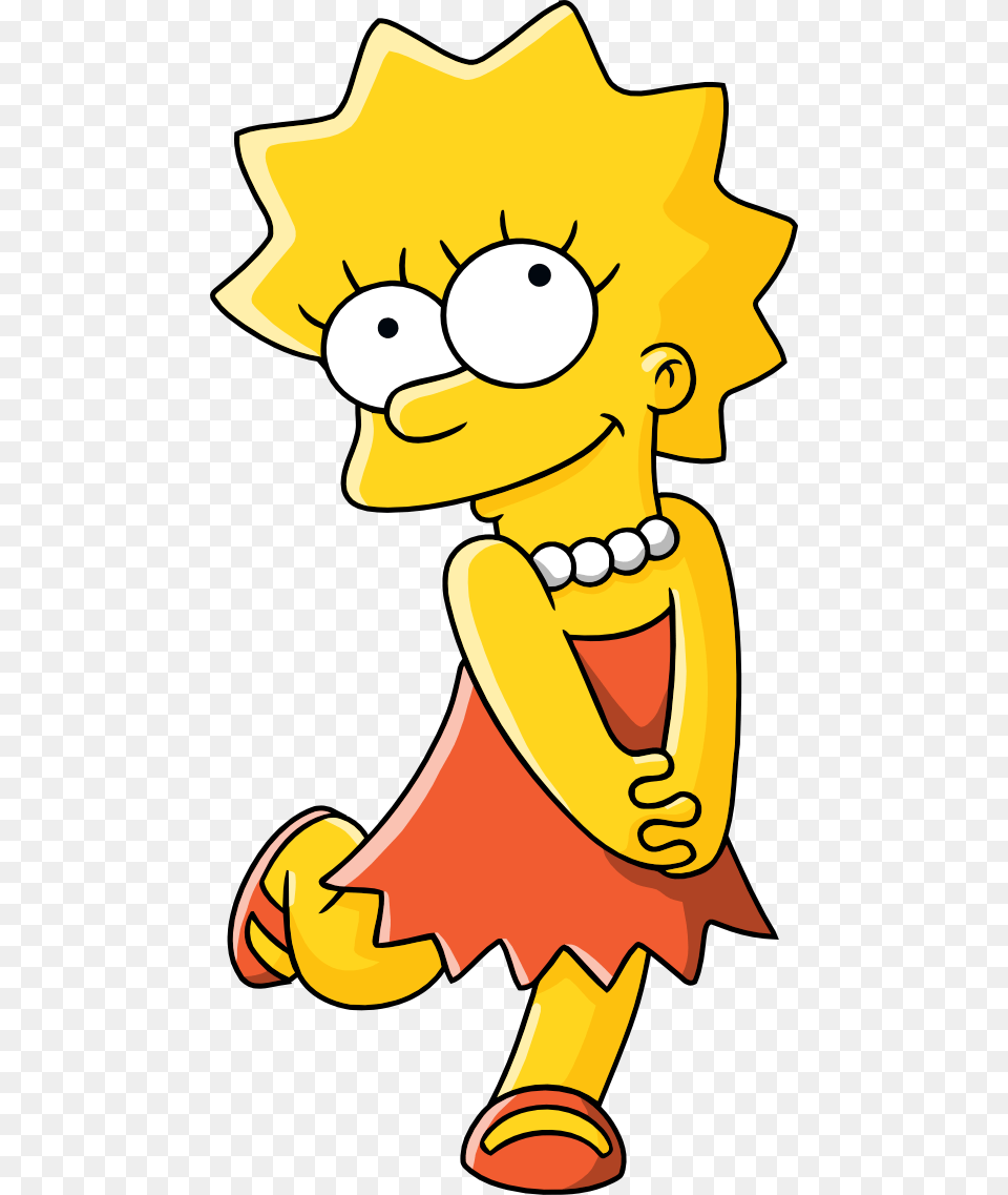 Lisa Simpson Homer Simpson Bart Simpson Marge Simpson Lisa Simpson Transparent Background, Cartoon, Baby, Person Png Image