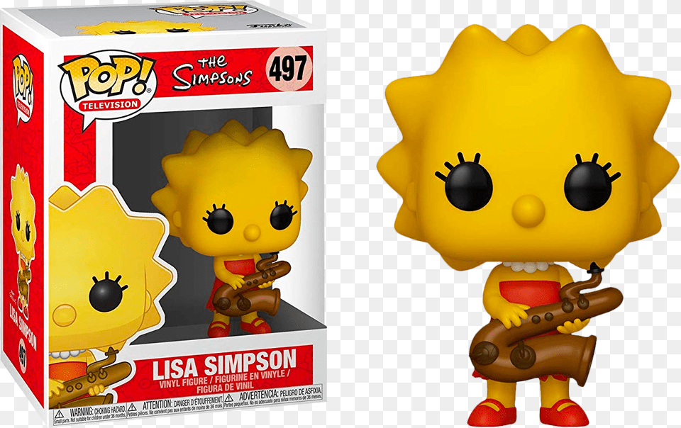 Lisa Simpson Pop Vinyl Figure Funko Pop Los Simpson, Toy Png