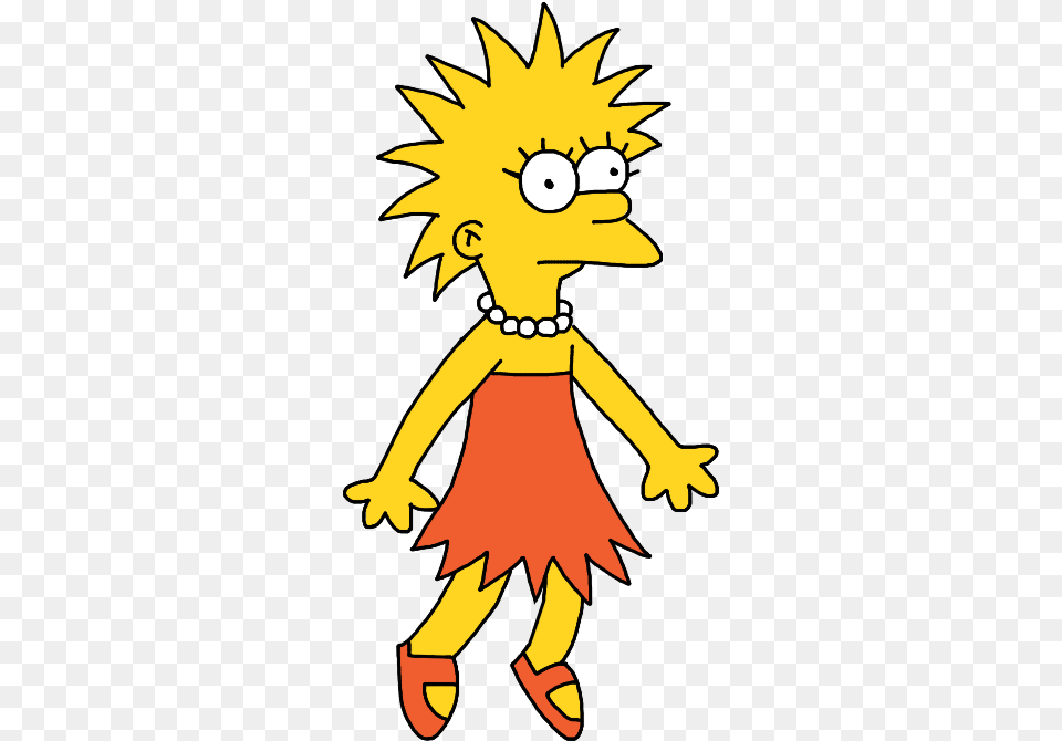Lisa Simpson The Simpsons, Baby, Person, Cartoon, Book Free Png Download