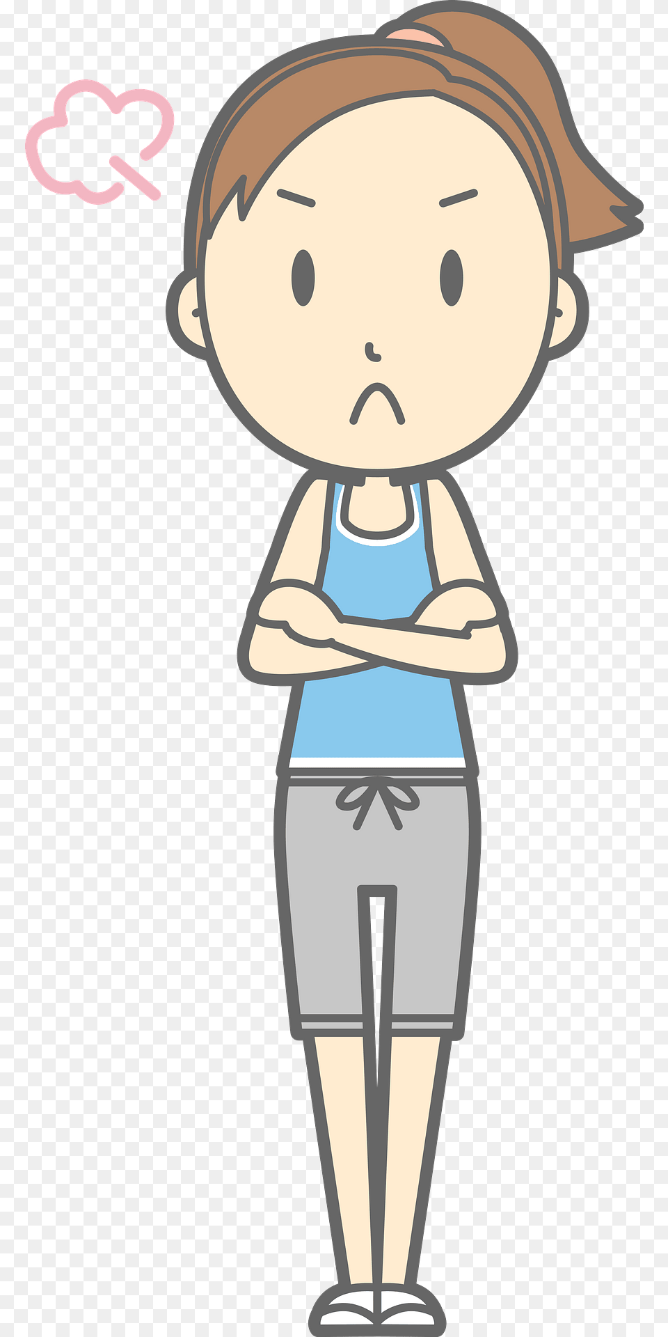 Lisa Woman Is Angry Clipart, Person, Face, Head, Book Png