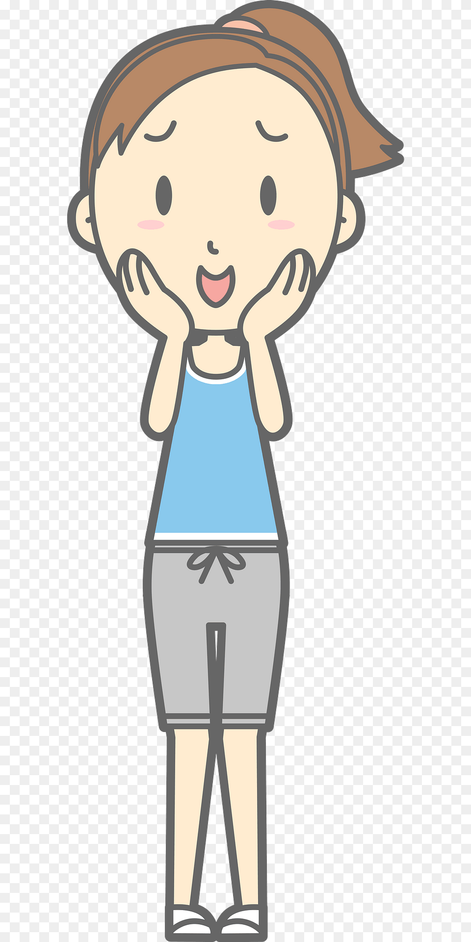 Lisa Woman Is Being Shy Clipart, Person, Face, Head, Book Free Transparent Png