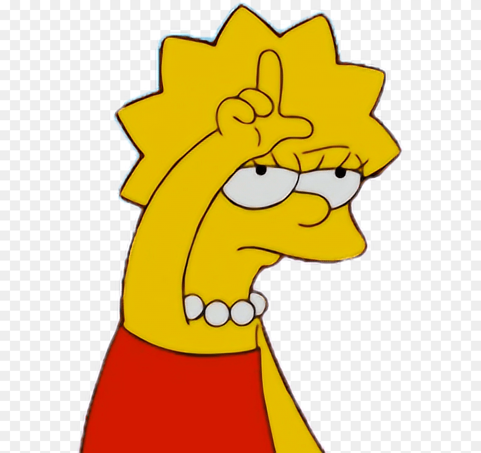 Lisasimpson Loser Simpson Simpsons Aesthetic Tumblrfree, Cartoon, Baby, Person Free Transparent Png