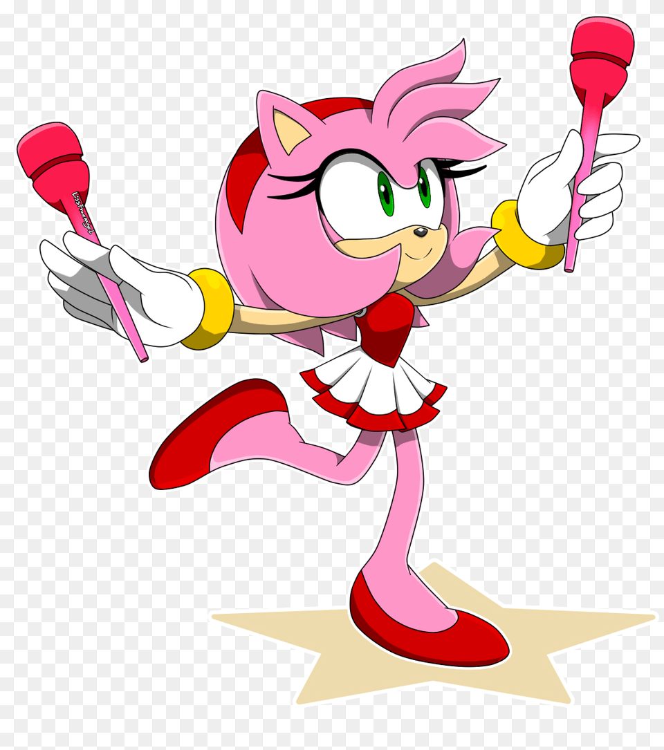 Lissfreeangel Amy Rose In Amy Rose Rhythmic Gymnastics Amy Rose Mario And Sonic Gymnastics, Cartoon, Juggling, Person, Baby Free Png