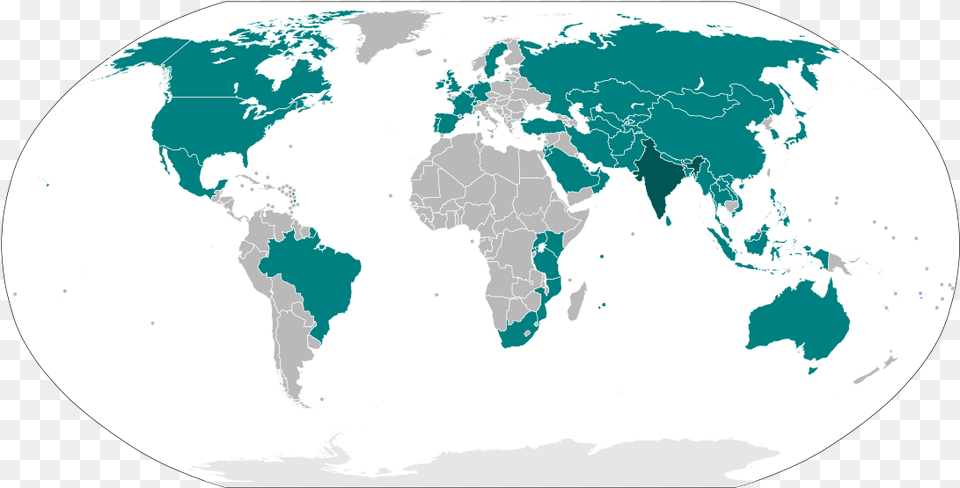 List Of International Prime Ministerial Trips Made Kof Index Of Globalization Map, Astronomy, Outer Space, Planet, Globe Free Png