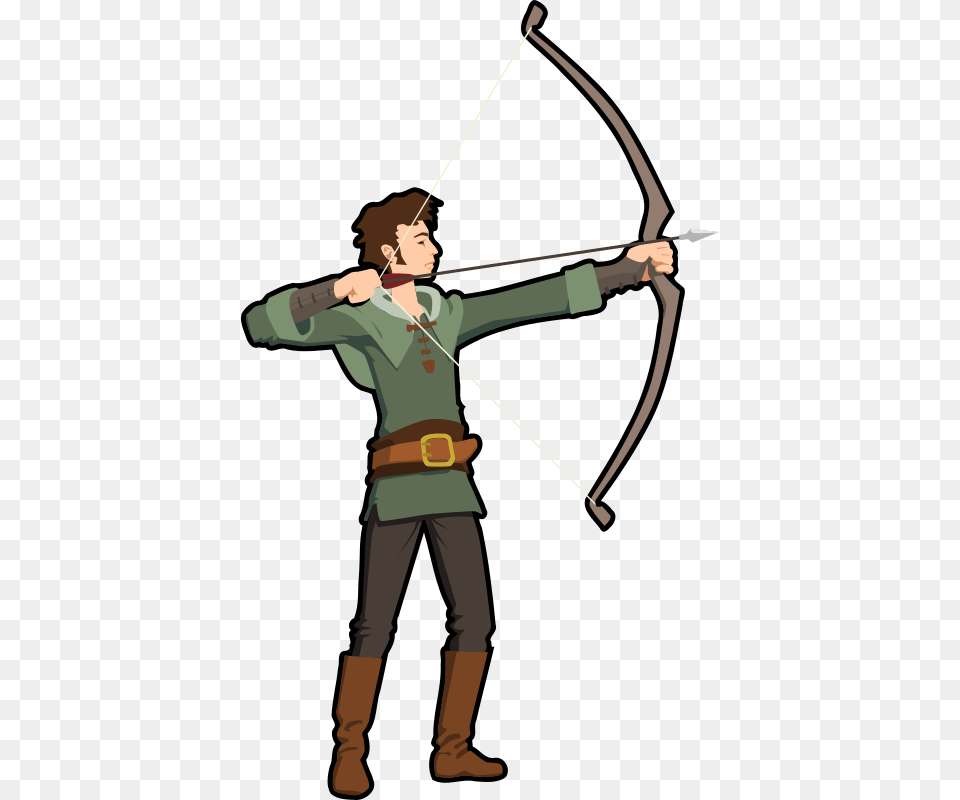 List Of Synonyms And Antonyms Of The Word Hunting Cartoon Clip Art, Archer, Sport, Person, Weapon Free Png