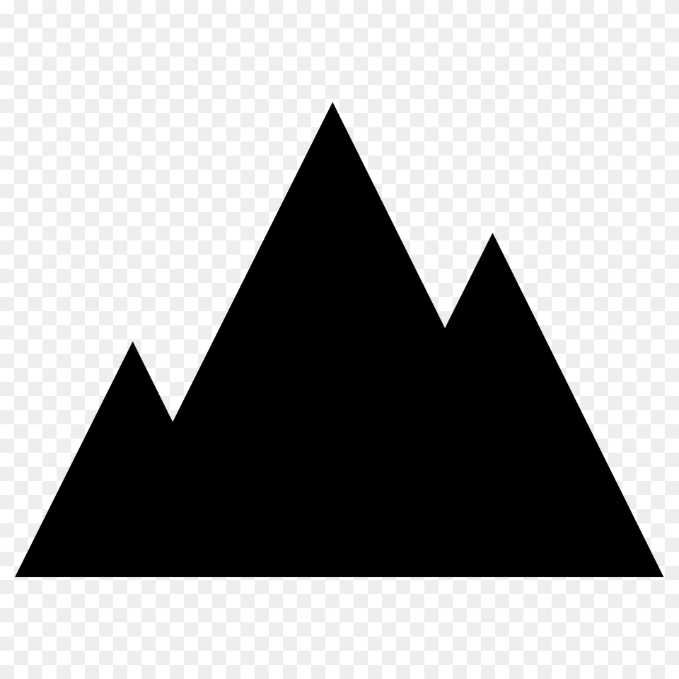 List Of Synonyms And Antonyms Of The Word Mountain Symbol, Gray Free Transparent Png