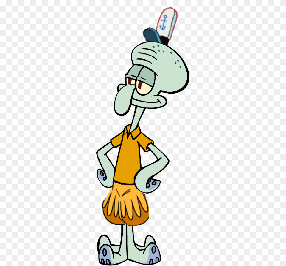 List Of Synonyms And Antonyms Of The Word Squidward Hat, Cartoon, Person, Clothing Free Png