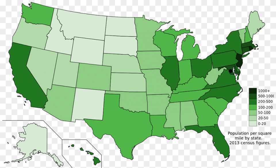 List Of U S States And Territories By Population Density Gini Coefficient By State, Plot, Chart, Green, Vegetation Free Transparent Png
