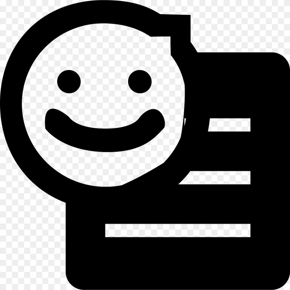 List Smiley, Stencil Free Png Download