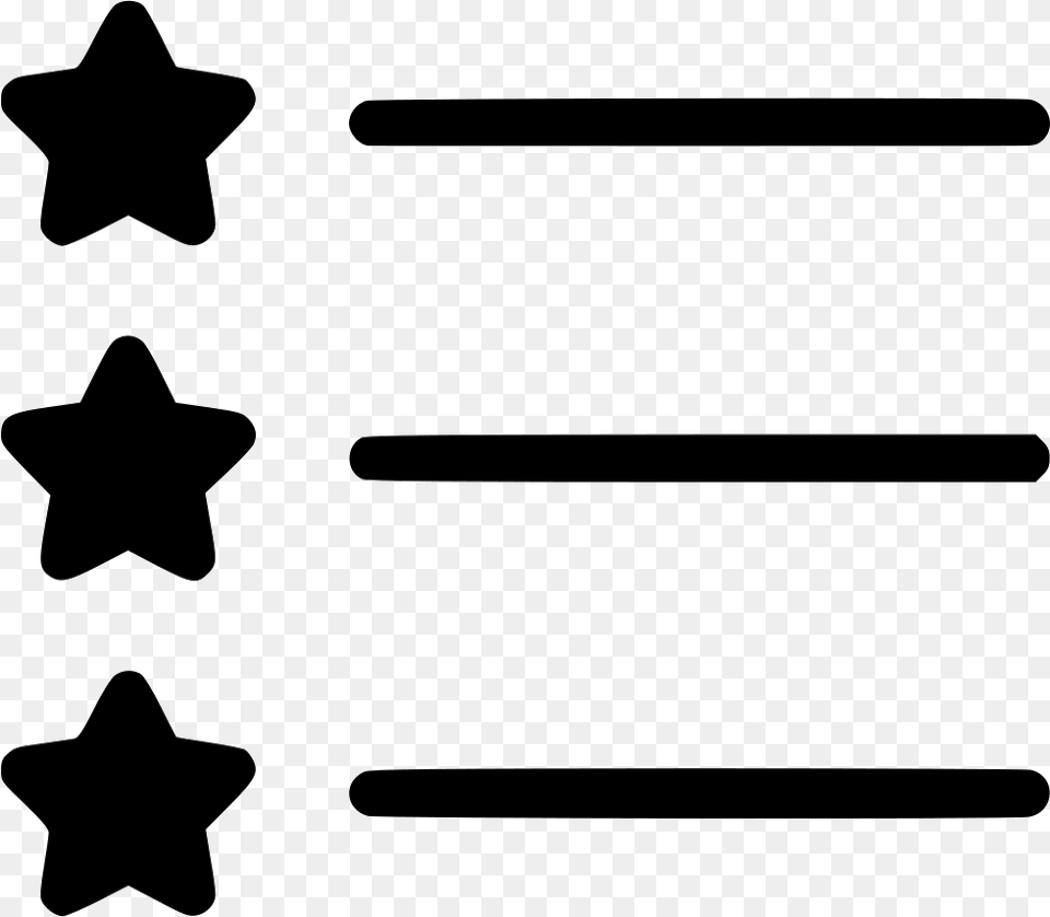 List Star Star List Icon, Star Symbol, Symbol Free Transparent Png